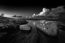 Rocks, Water and Sky null