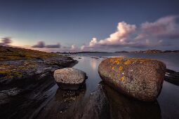 Rocks, Water and Sky null