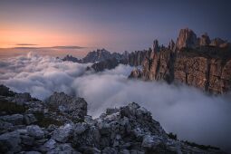 Awakening to the beauty of the Dolomites null